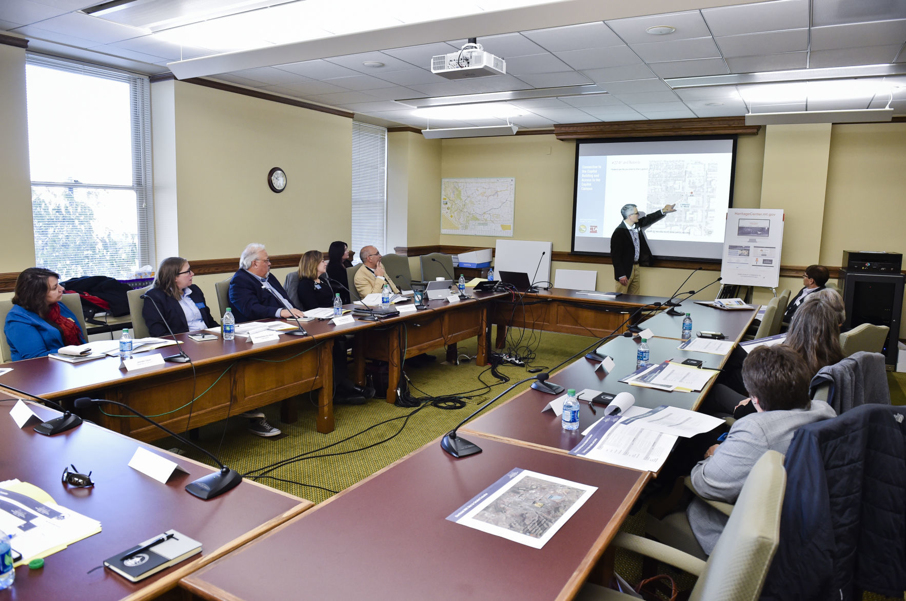 The Montana Heritage Center building and steering committees